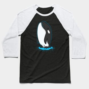 Killer Whalenguin Baseball T-Shirt